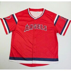 Los Angeles Anaheim Angels Sixth Man XL Italian Heritage Night Baseball Jersey